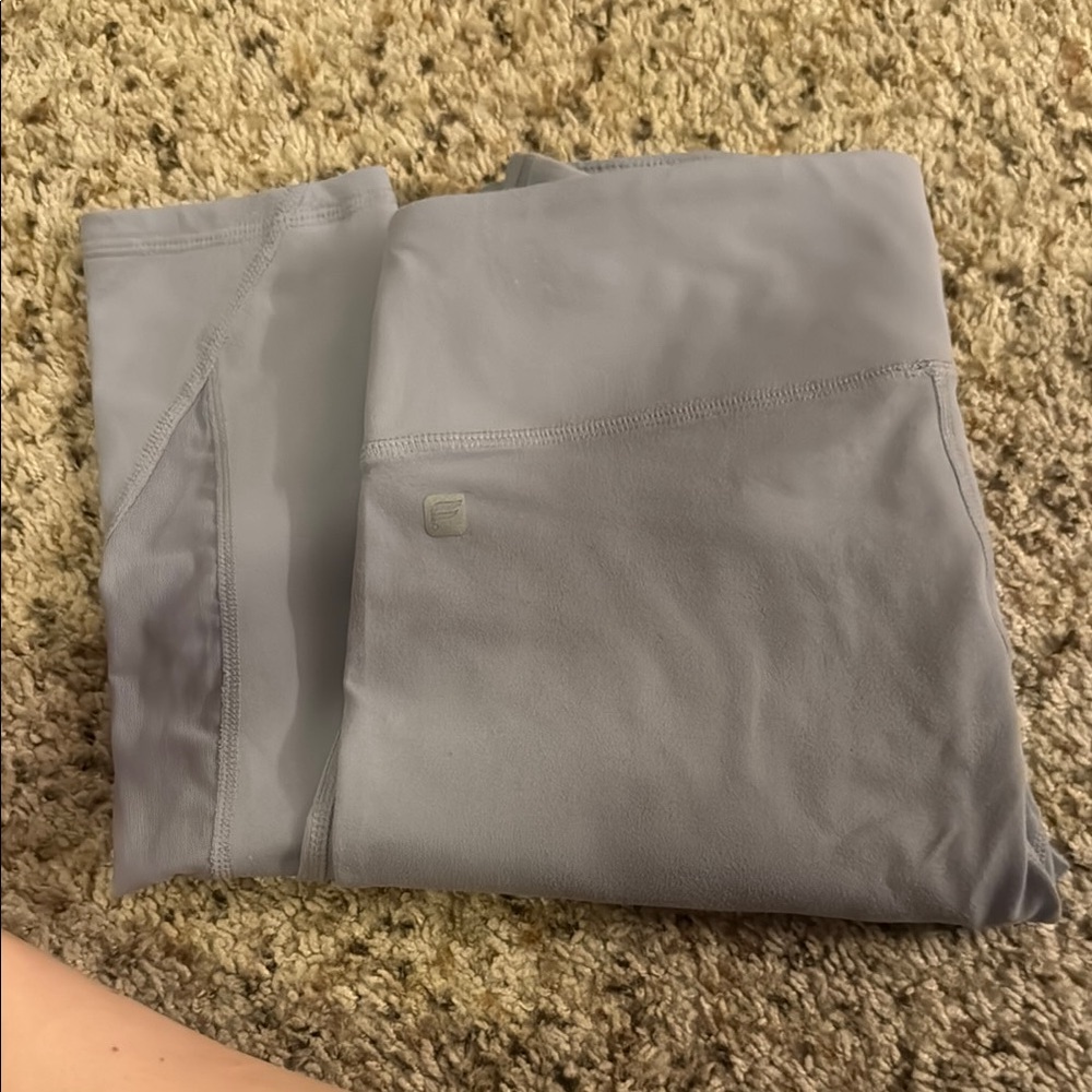 Fabletics Gray Leggings Smooth Lightweight Design
